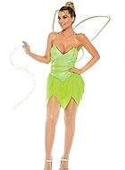Tinkerbell, costume dress, glitter, sequins, wings